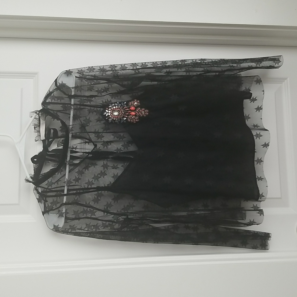 Zara embellished blouse